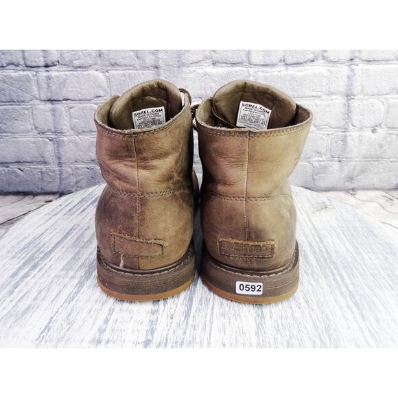 Wolverine Cannonsburg 6" Met Guard Steel Toe Leather Brown Work Boot Men 11 Used - Picture 1 of 11